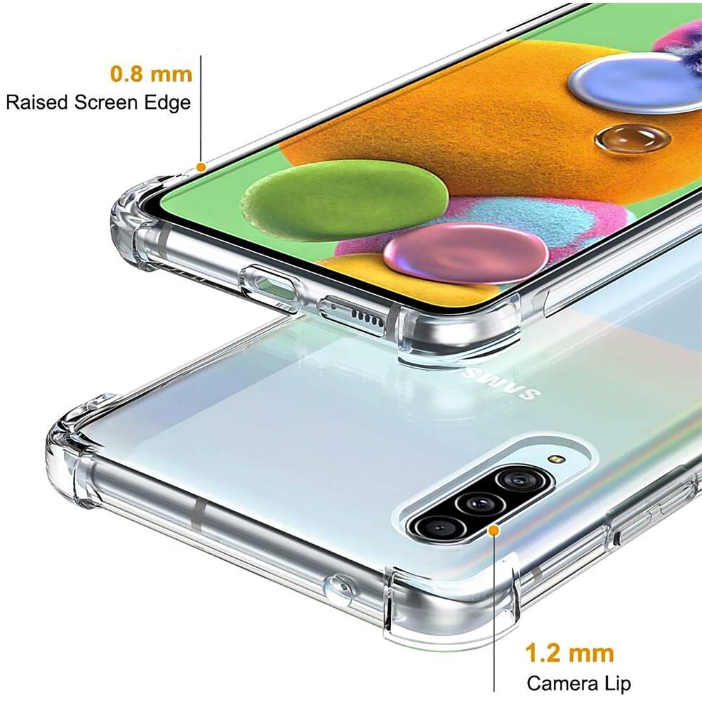 Rugged TPU für Samsung Galaxy A90 5G in Transparent