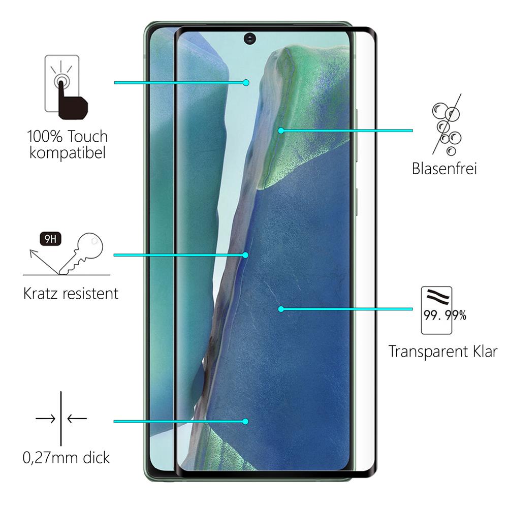 Fullscreen Glas für Samsung Galaxy Note 20