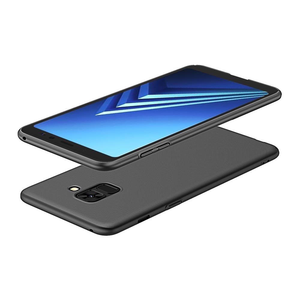 Classic TPU für Samsung Galaxy A8 Plus 2018 in Schwarz