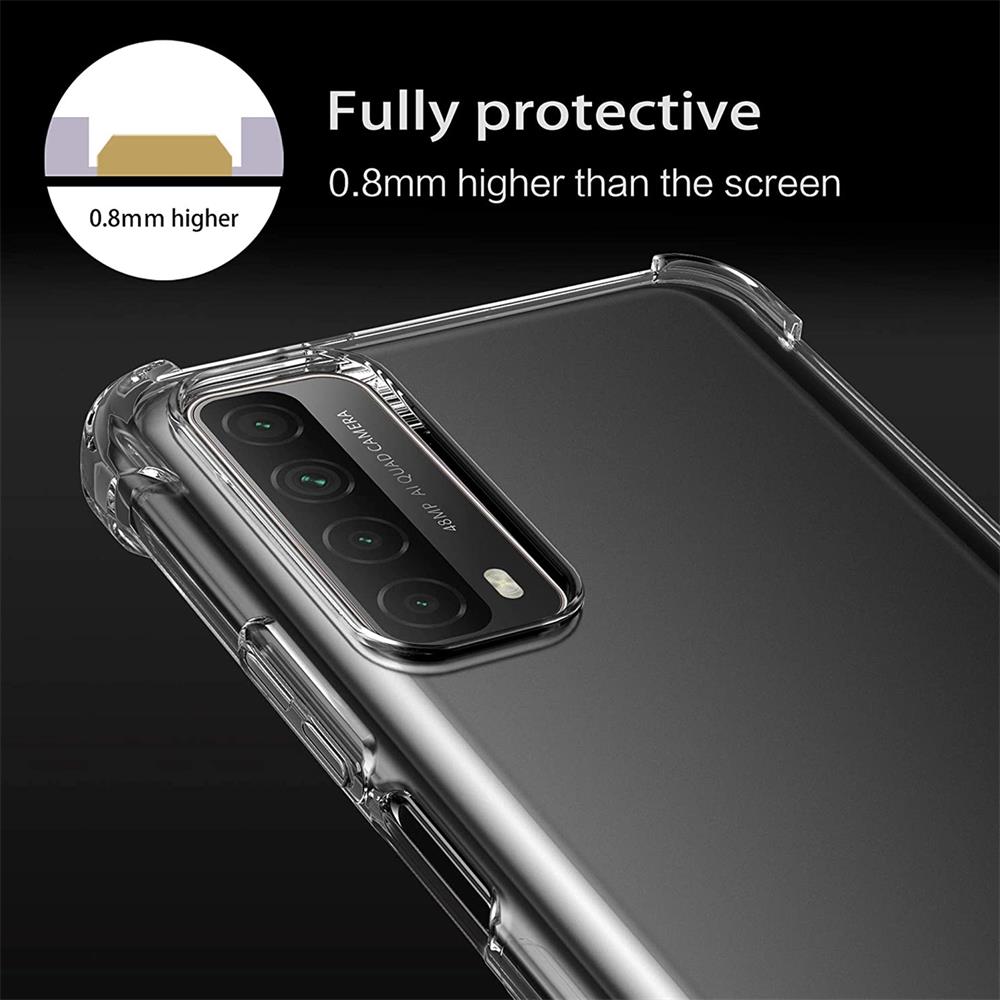 Rugged TPU für Huawei P Smart 2021 in Transparent