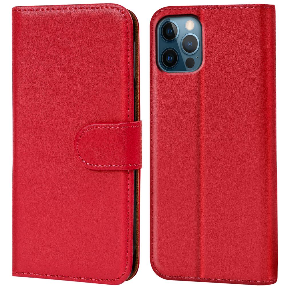 Basic Wallet für Apple iPhone 12 Pro Max in Rot