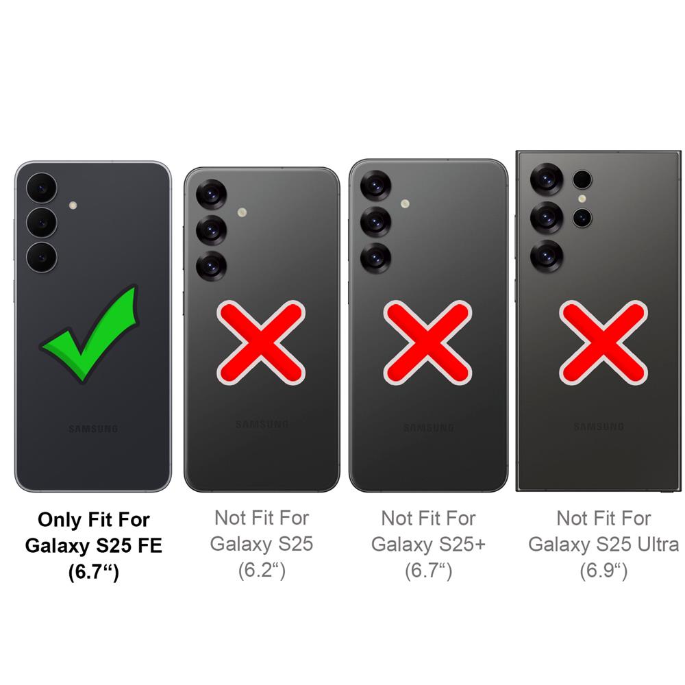 Kickstand TPU für Samsung Galaxy S25 FE in Transparent