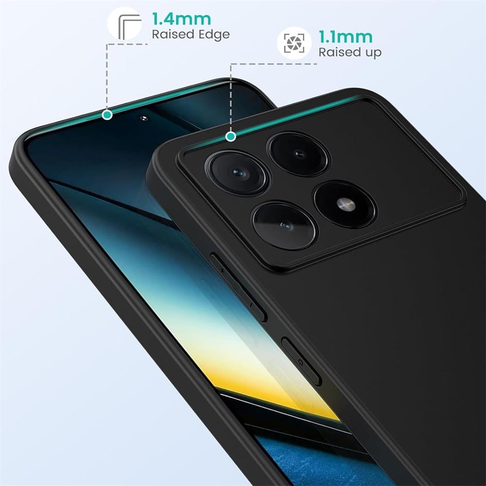 Classic TPU für Xiaomi Poco F6 Pro in Schwarz