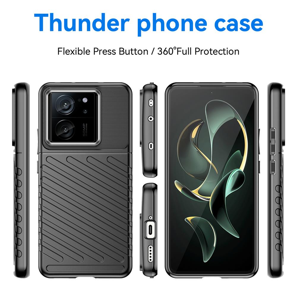 Thunder Case für Xiaomi 13T / 13T Pro in Schwarz