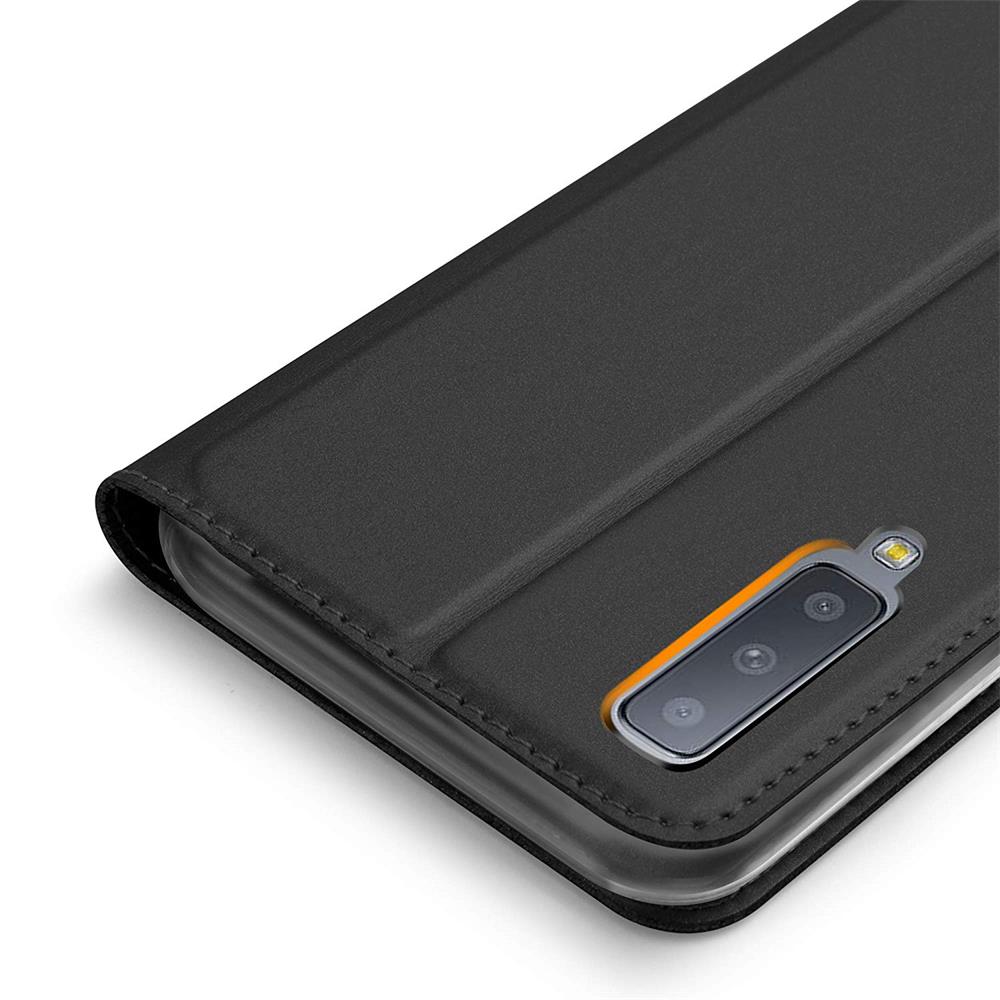 Electroplated Flip für Samsung Galaxy A7 2018 in Schwarz