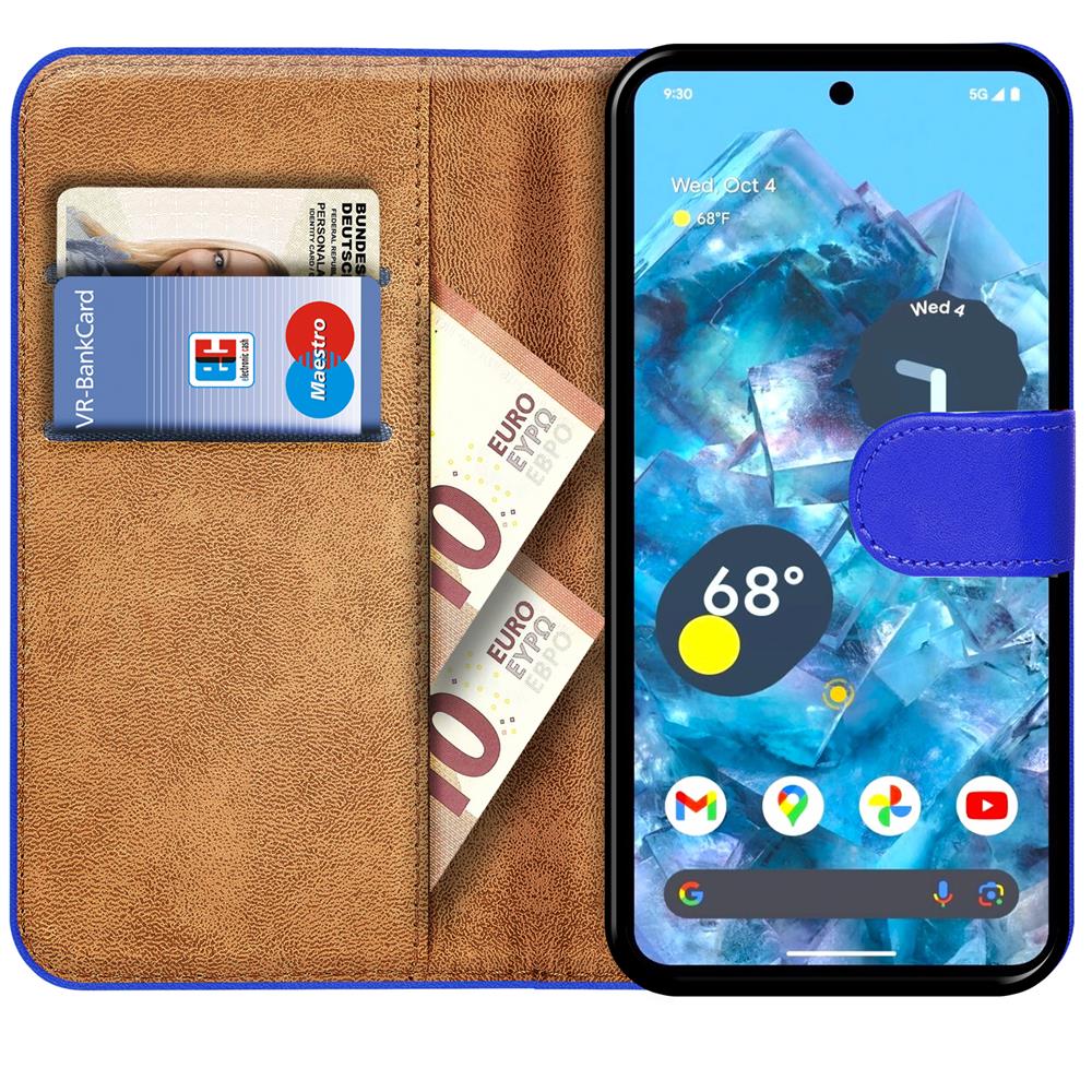 Basic Wallet für Google Pixel 8a in Blau