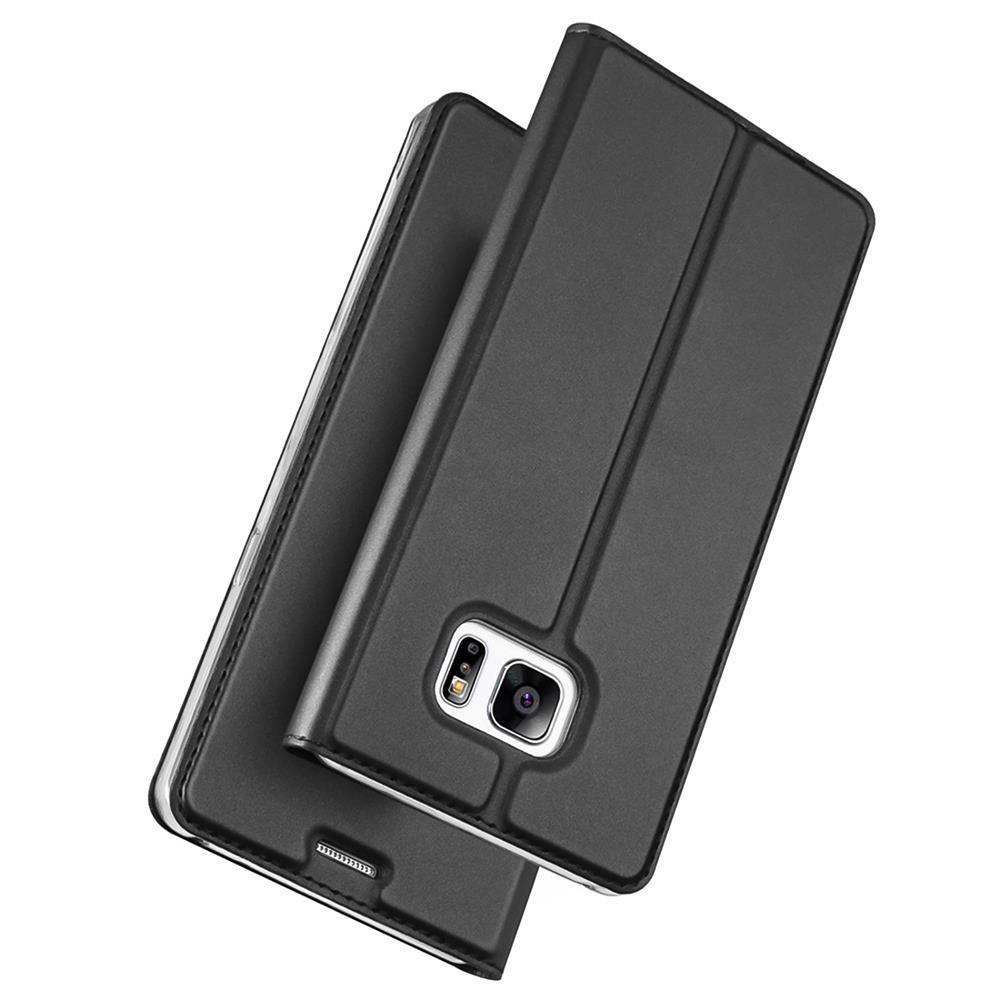 Electroplated Flip für Samsung Galaxy S7 Edge in Schwarz