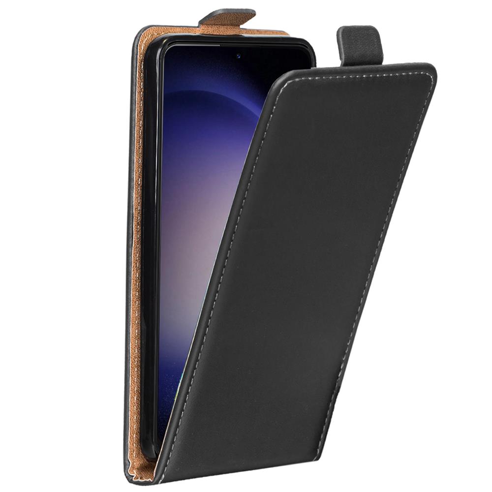 Basic Flip für Samsung Galaxy S23 Ultra in Schwarz