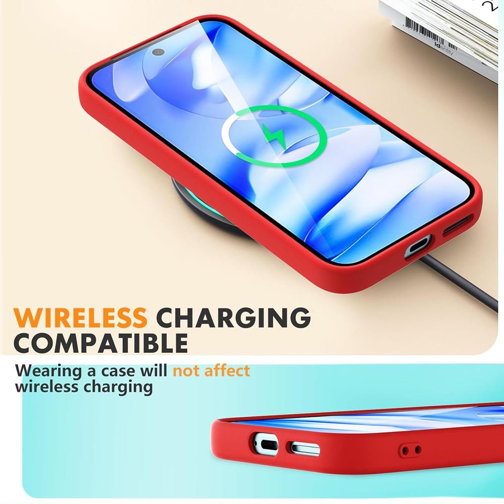 Colour TPU für Google Pixel 9a in Rot