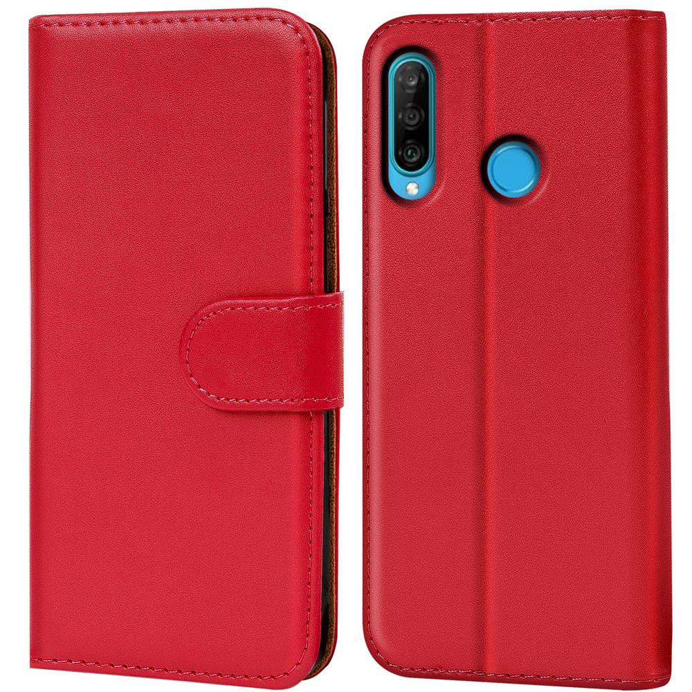 Basic Wallet für Huawei P30 Lite in Rot