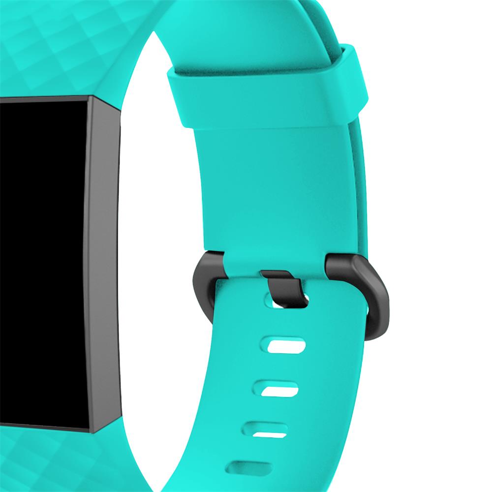 Fitnessarmband TPU für Fitbit Charge 3 / 4 - Größe S in Hellblau