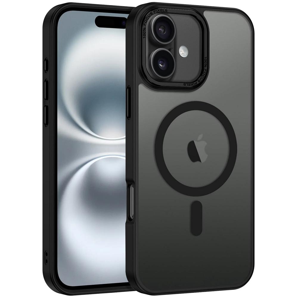 Frame Case für Apple iPhone 16 in Schwarz