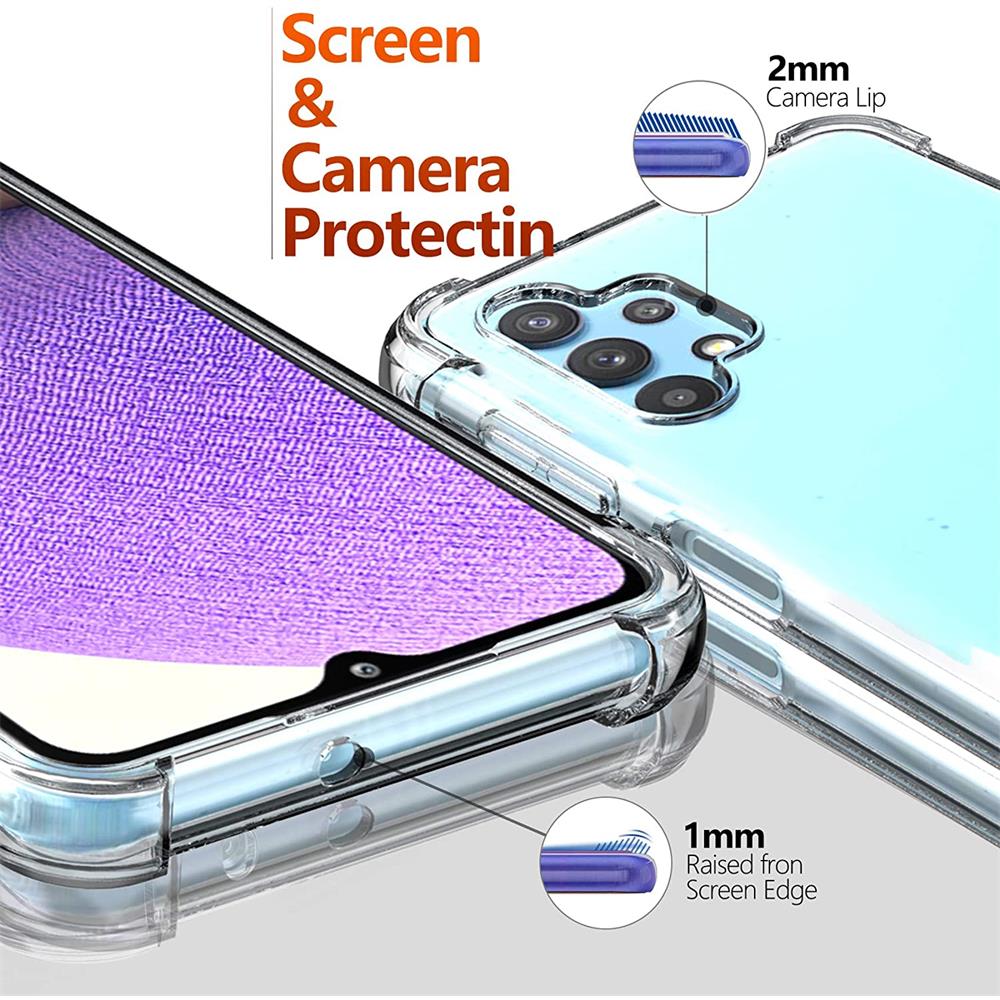 Rugged TPU für Samsung Galaxy A32 5G in Transparent