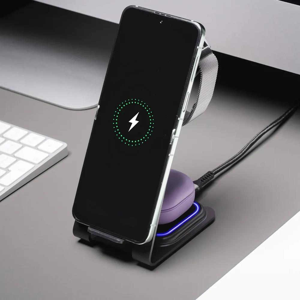 Ladestation 3in1 Forcell F-Energy - Apple/Samsung