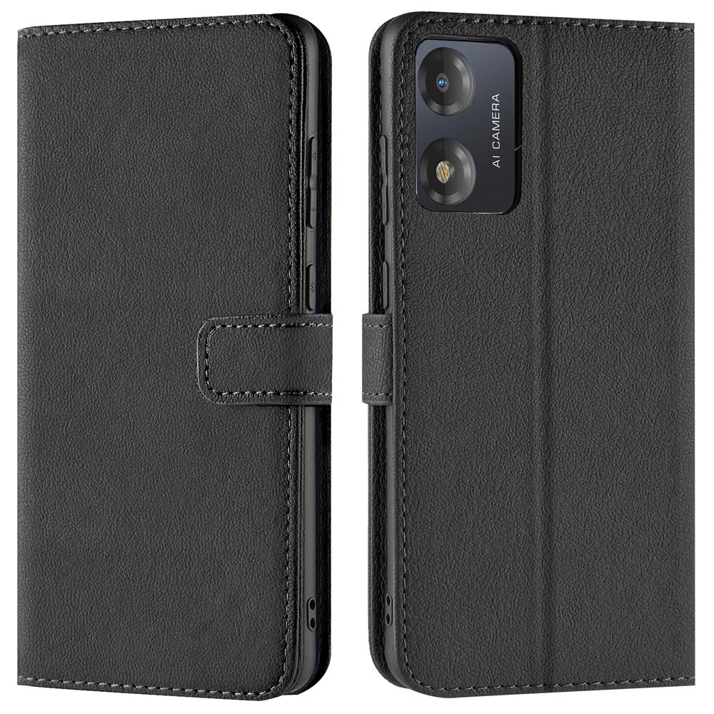 Basic Wallet für Motorola Moto E13 in Schwarz