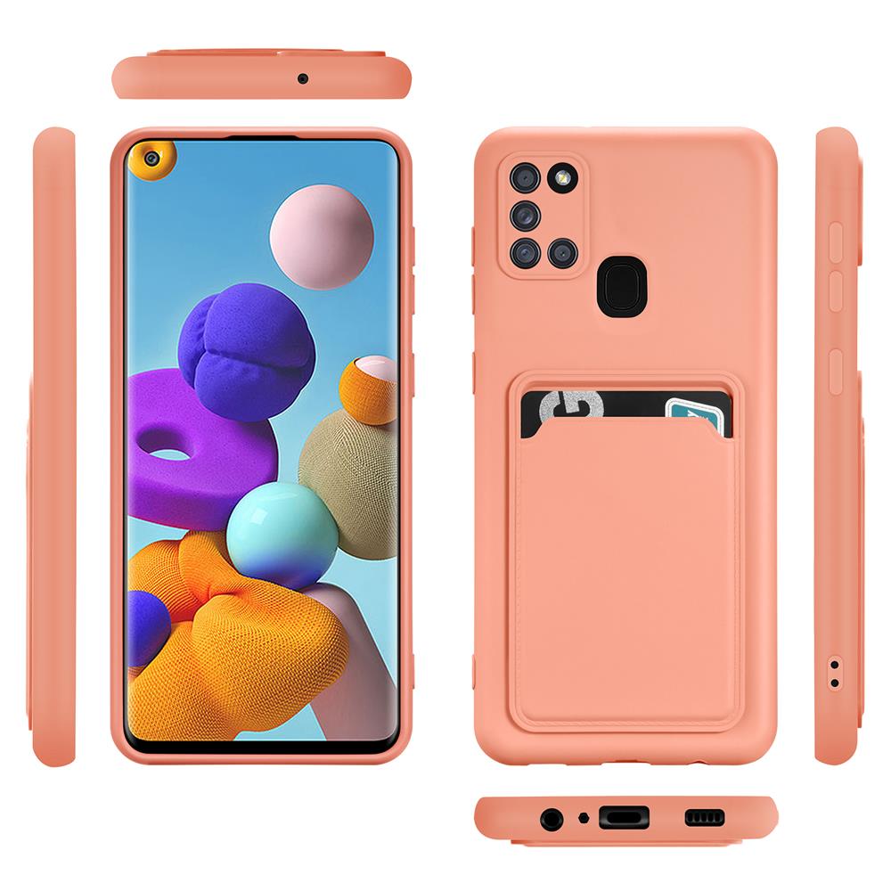 Card Case für Samsung Galaxy A21s in Rosa