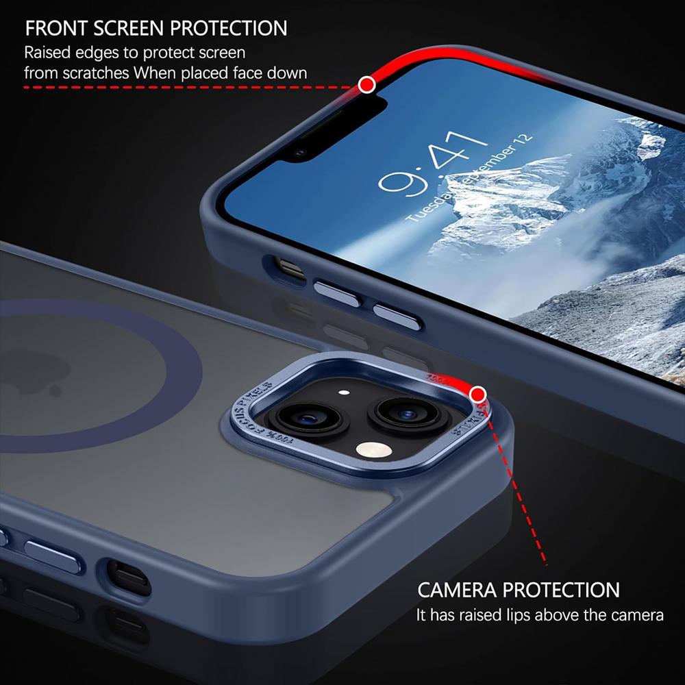 Frame Case für Apple iPhone 15 in Blau