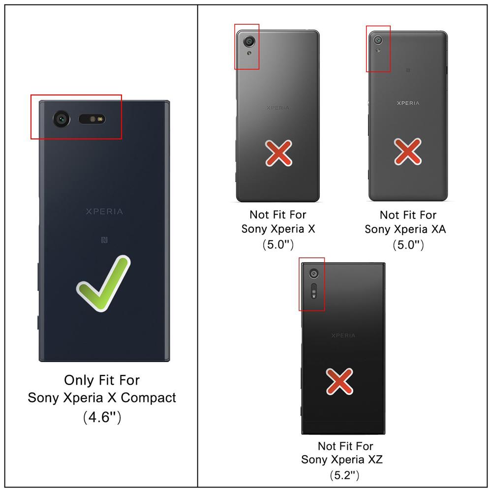 Glas 2in1 für Sony Xperia X Compact