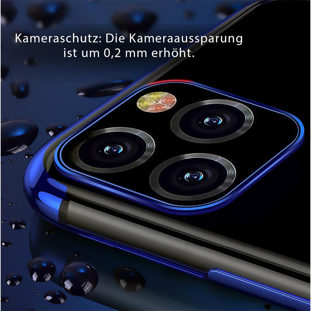 Zero Edge Color für Apple iPhone 11 Pro Max in Blau
