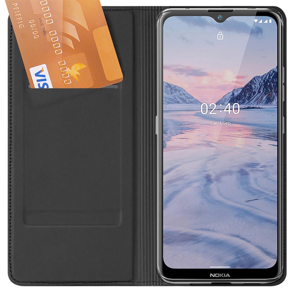 Electroplated Flip für Nokia 2.4 in Schwarz