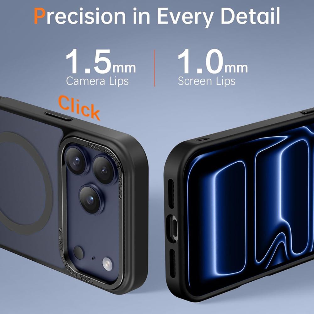 Frame Case für Apple iPhone 17 Pro Max in Schwarz