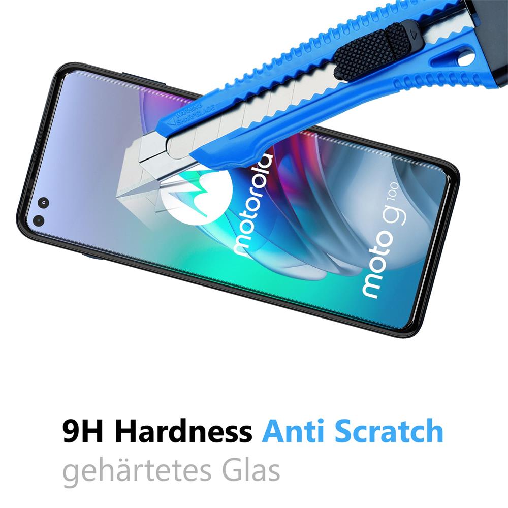 Glas 2in1 für Motorola Moto G100