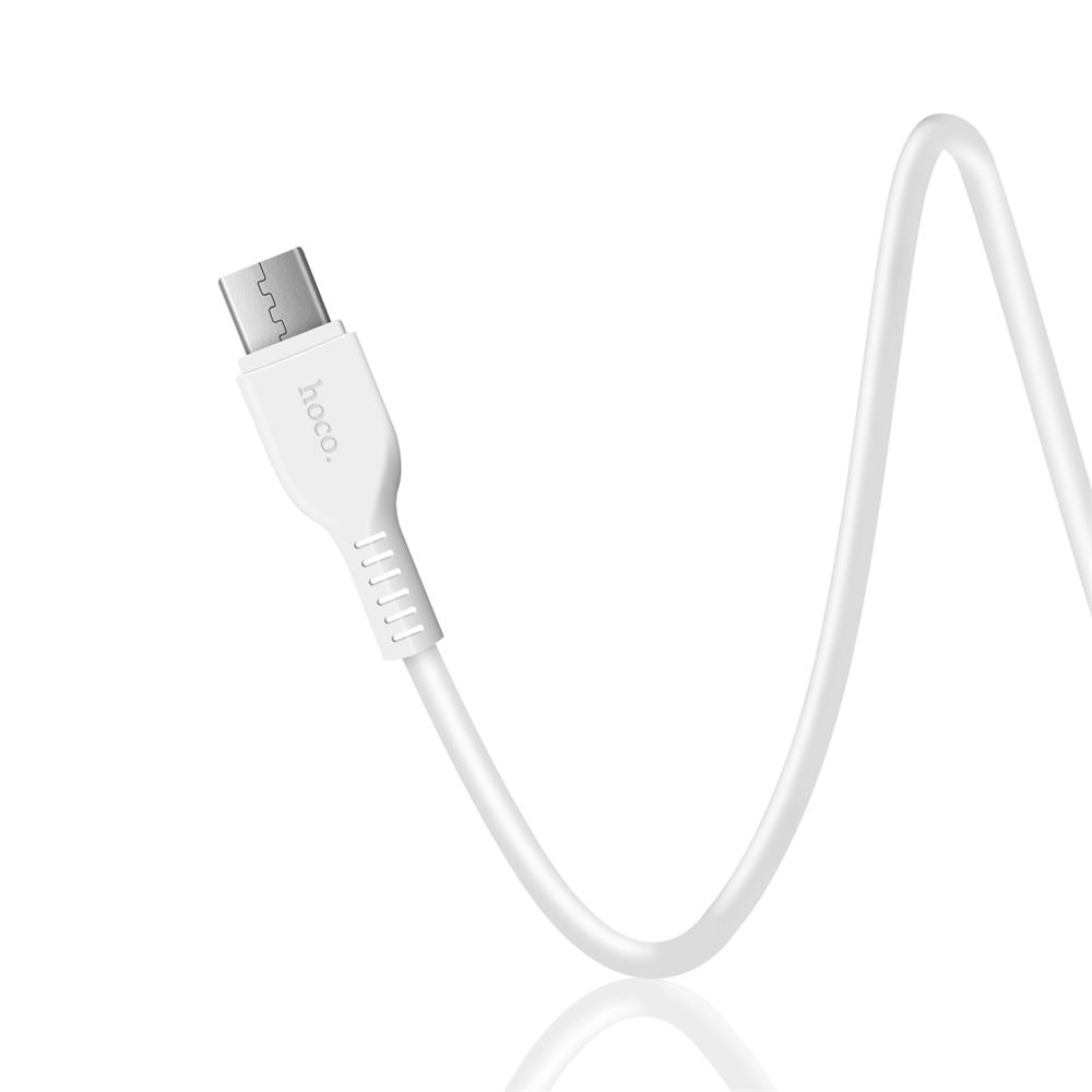 Hoco USB Kabel - X20 microUSB - 3M in Weiss