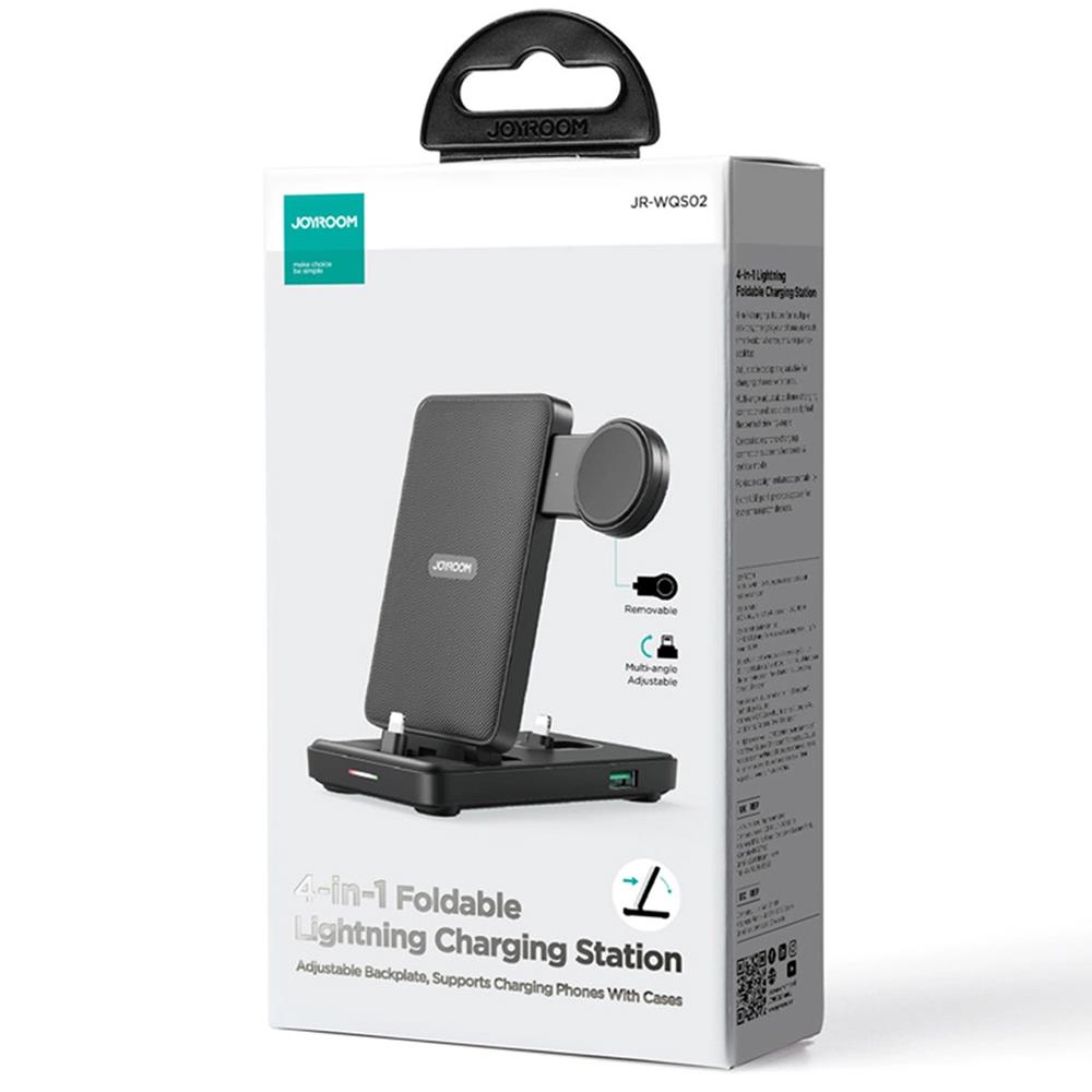 Ladestation 4in1 Joyroom JR-WQS02-SCHWARZ