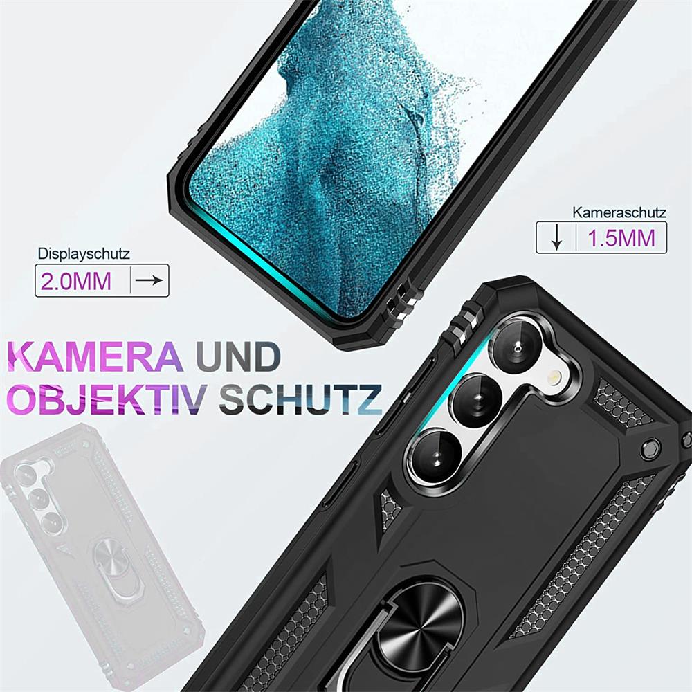 Army Case für Samsung Galaxy S23 Plus in Schwarz