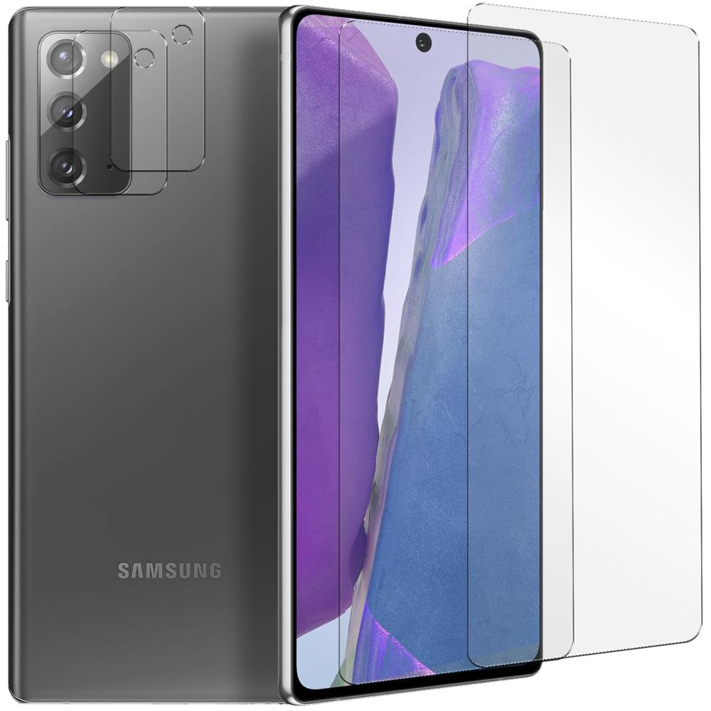 4in1 Glas Set für Samsung Galaxy Note 20