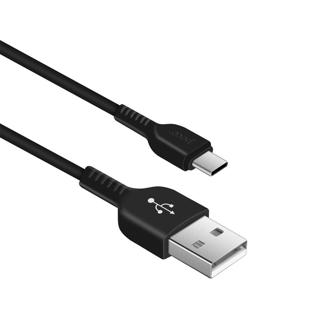 Hoco USB Kabel - X20 Type C - 3M in Schwarz