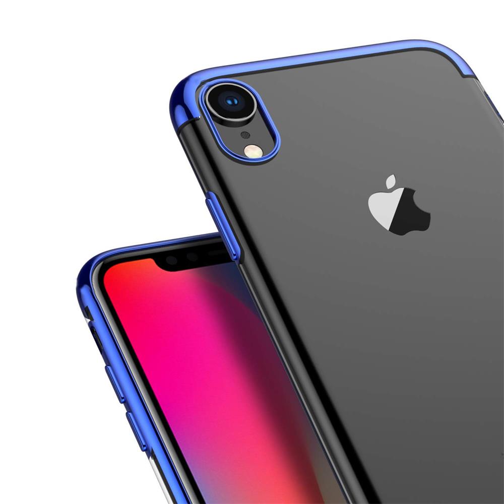 Zero Edge Color für Apple iPhone XR in Blau