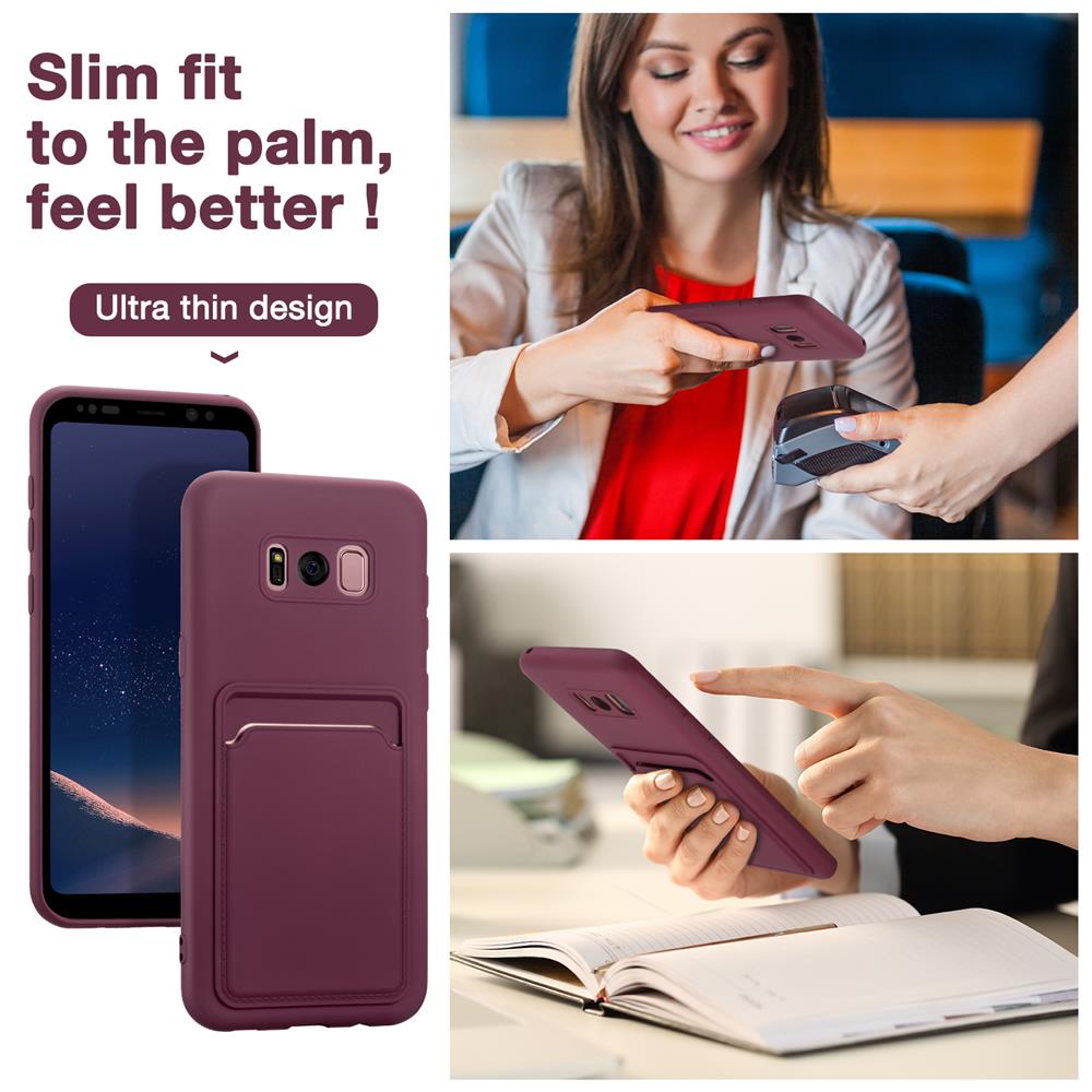 Card Case für Samsung Galaxy S8 Plus in Lila