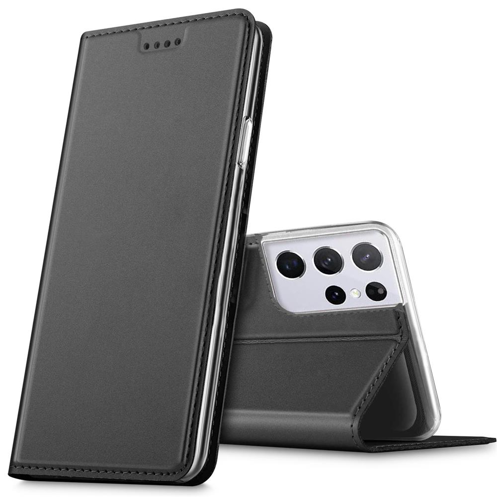 Electroplated Flip für Samsung Galaxy S21 Ultra in Schwarz