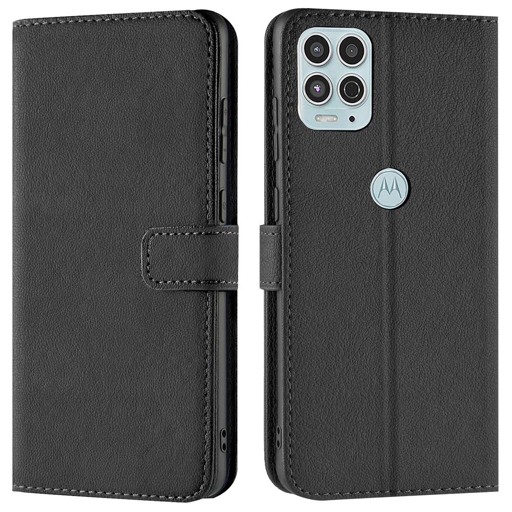Basic Wallet für Motorola Moto G100 in Schwarz