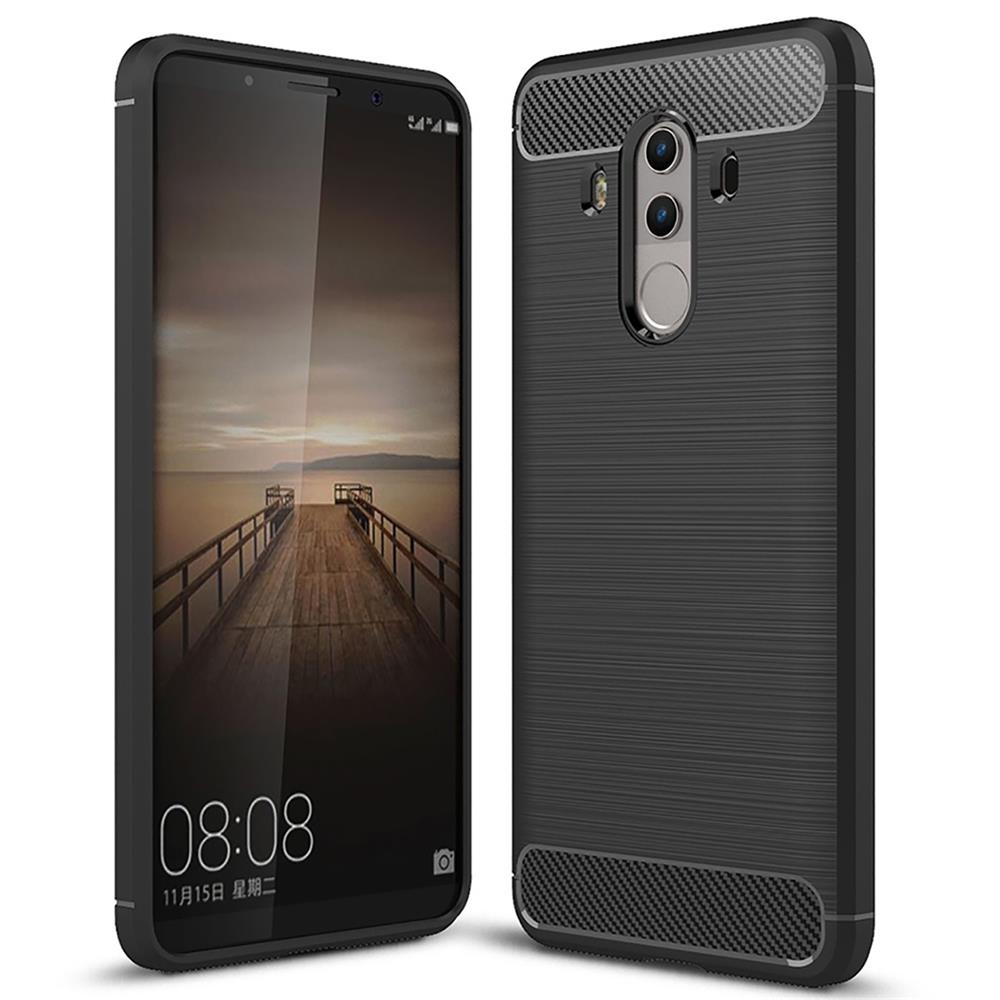 Carbon Brush TPU für Huawei Mate 10 Pro in Schwarz