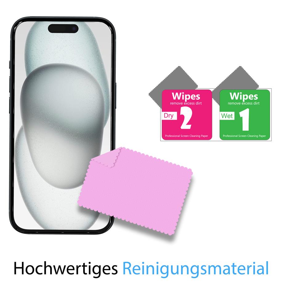 4in1 Glas Set für Apple iPhone 15
