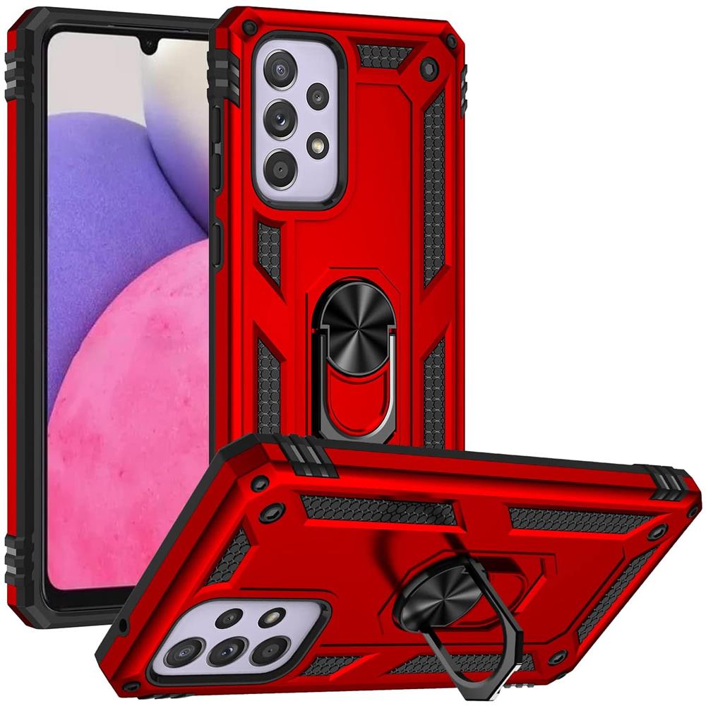 Army Case für Samsung Galaxy A33 5G in Rot