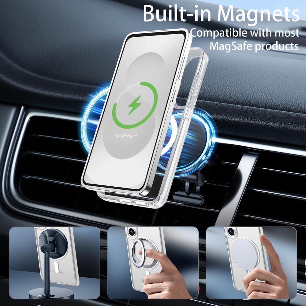 Magsafe TPU Case für Samsung Galaxy S25 Edge in Transparent