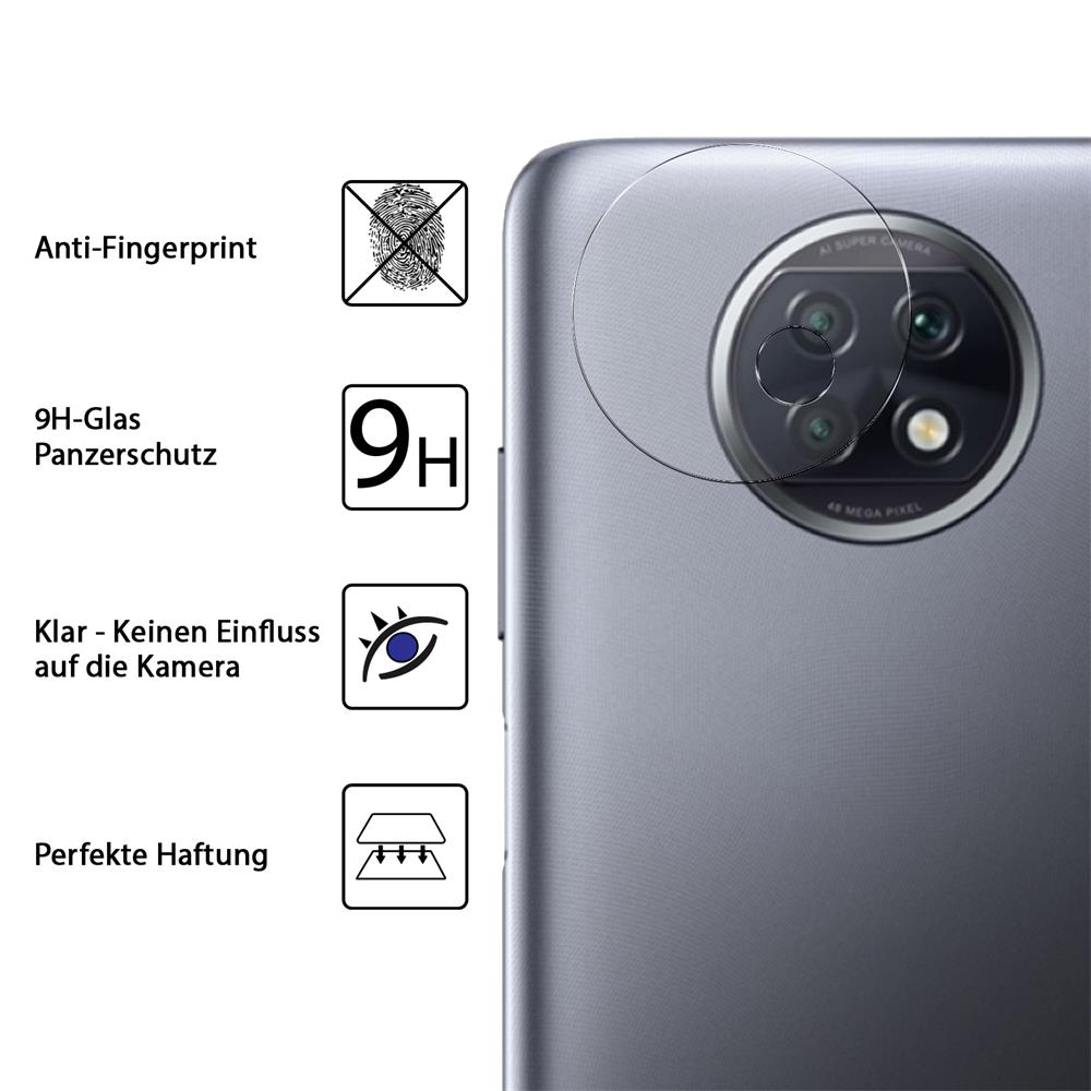 4in1 Glas Set für Xiaomi Redmi Note 9T