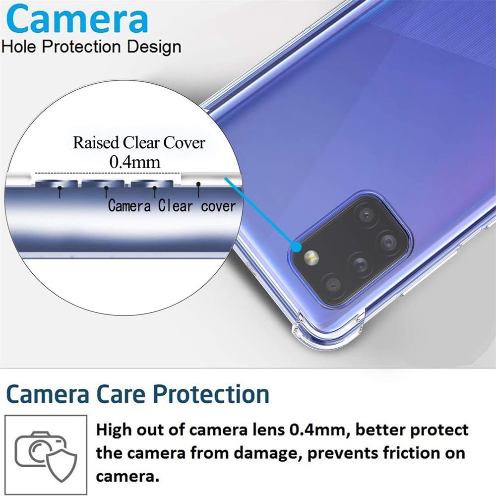 Rugged TPU für Samsung Galaxy A31 in Transparent