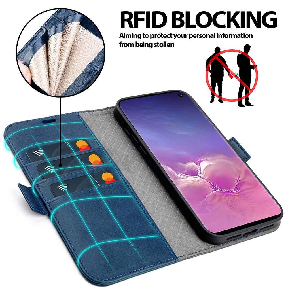 Nathy Wallet für Samsung Galaxy S10e in Blau