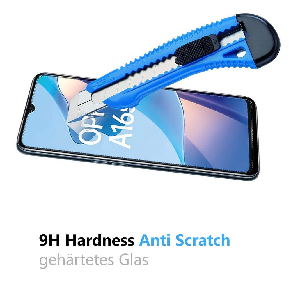 4in1 Glas Set für OPPO A16 / A16s