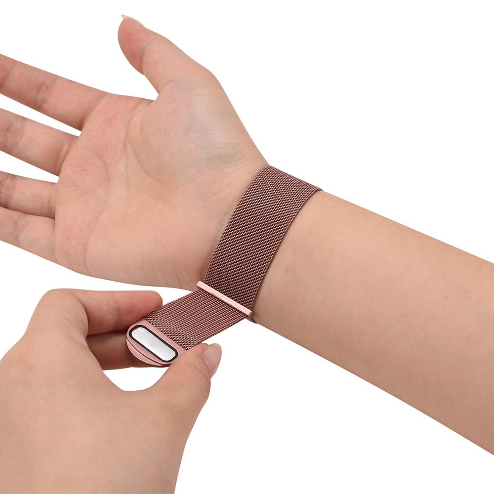 Milanese Edelstahlarmband Apple Watch 1-11/SE1-3/Ultra1-3 - 42/44/45/49mm in Altrosa - Universal