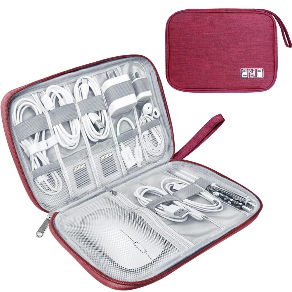 Reiseorganizer - Digital Bag in Rot