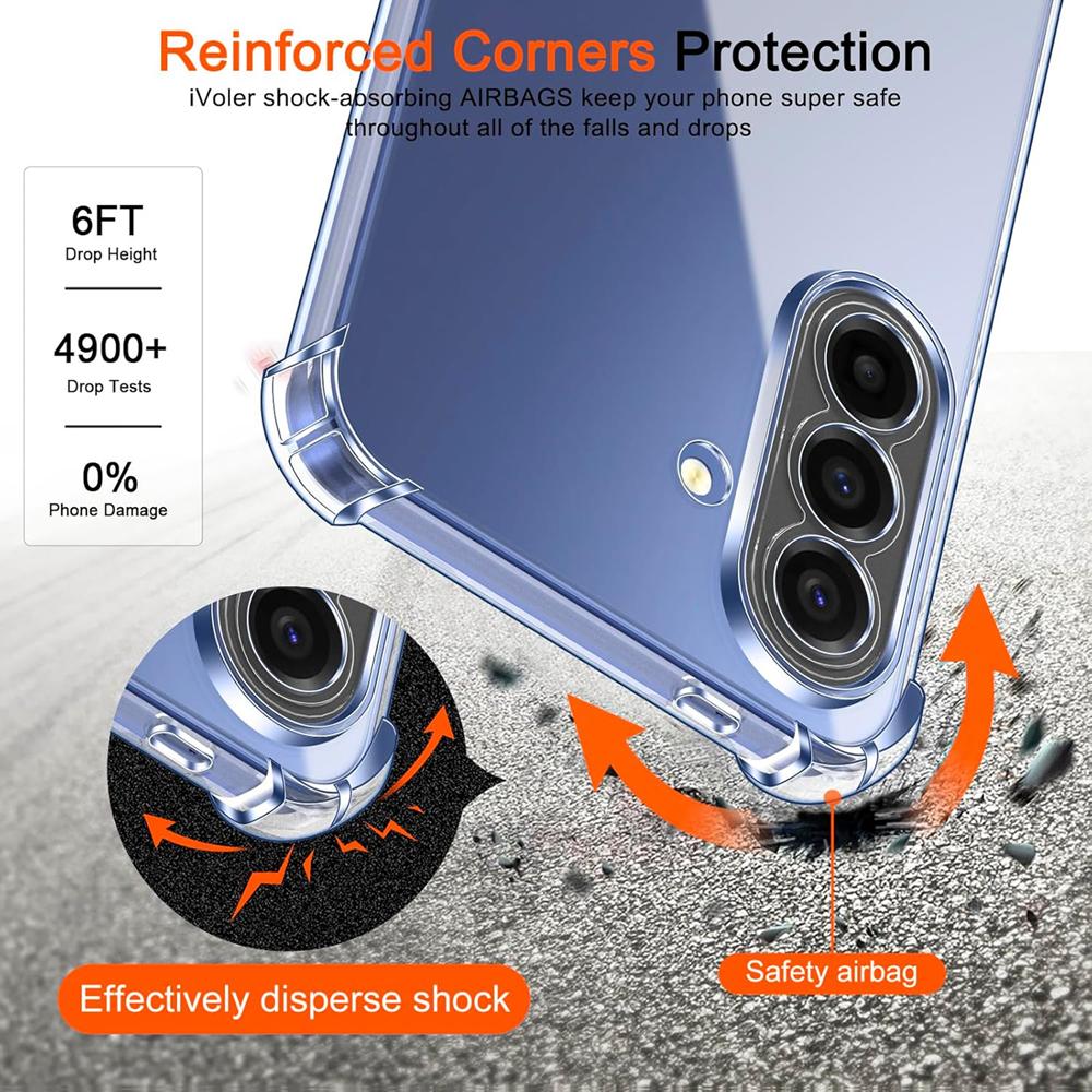 Rugged TPU für Samsung Galaxy A57 5G in Transparent