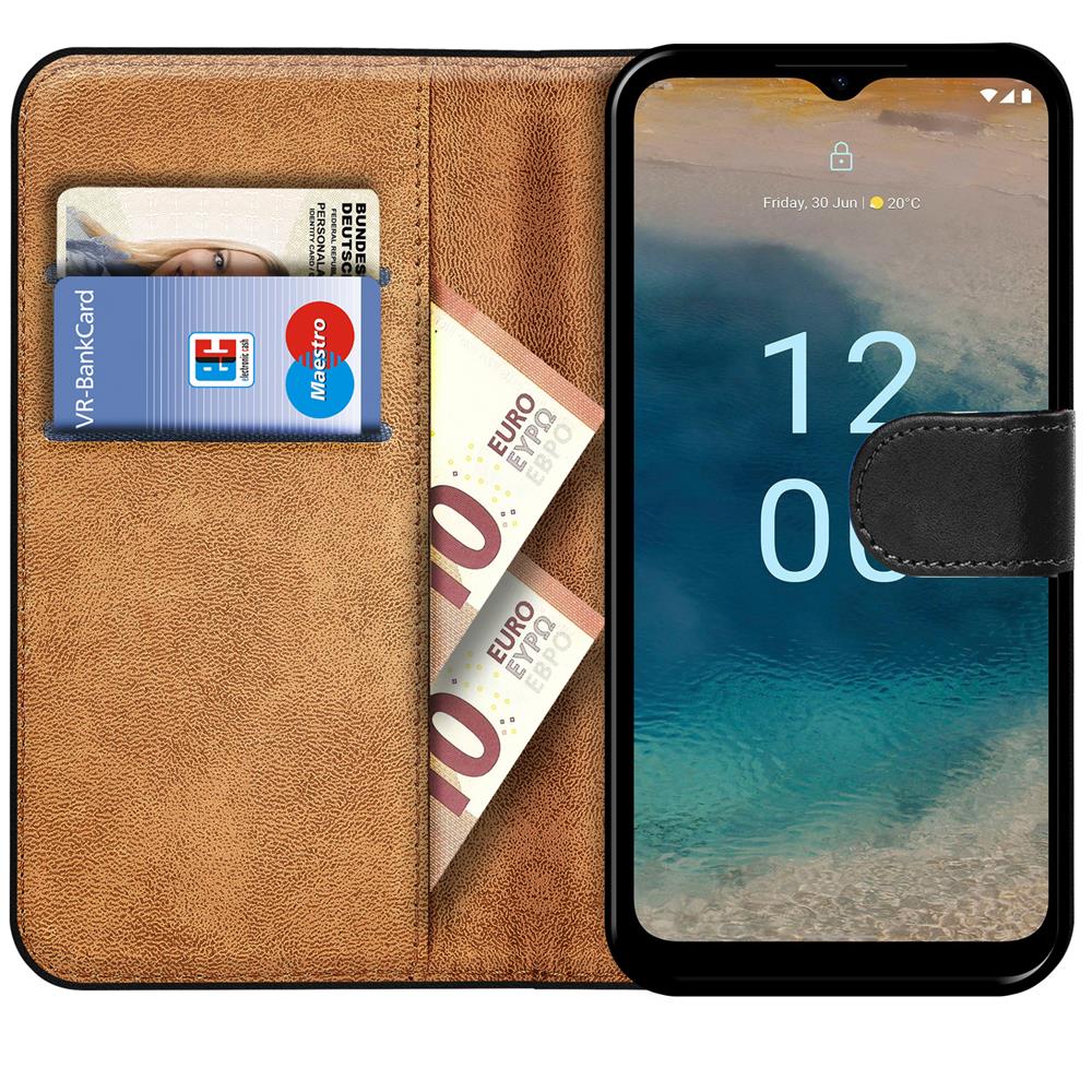 Basic Wallet für Nokia G22 in Schwarz