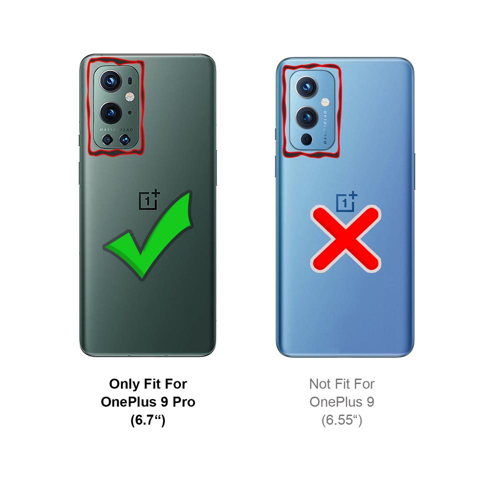 Basic Wallet für OnePlus 9 Pro in Schwarz