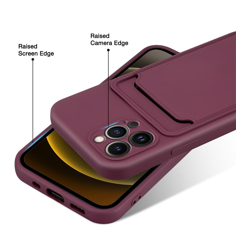 Card Case für Apple iPhone 15 Pro Max in Lila