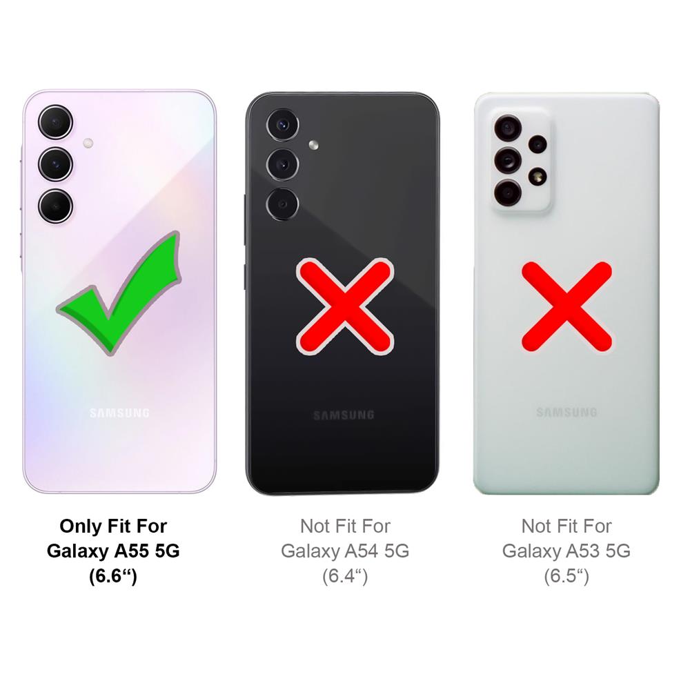 Rugged TPU für Samsung Galaxy A55 5G in Transparent